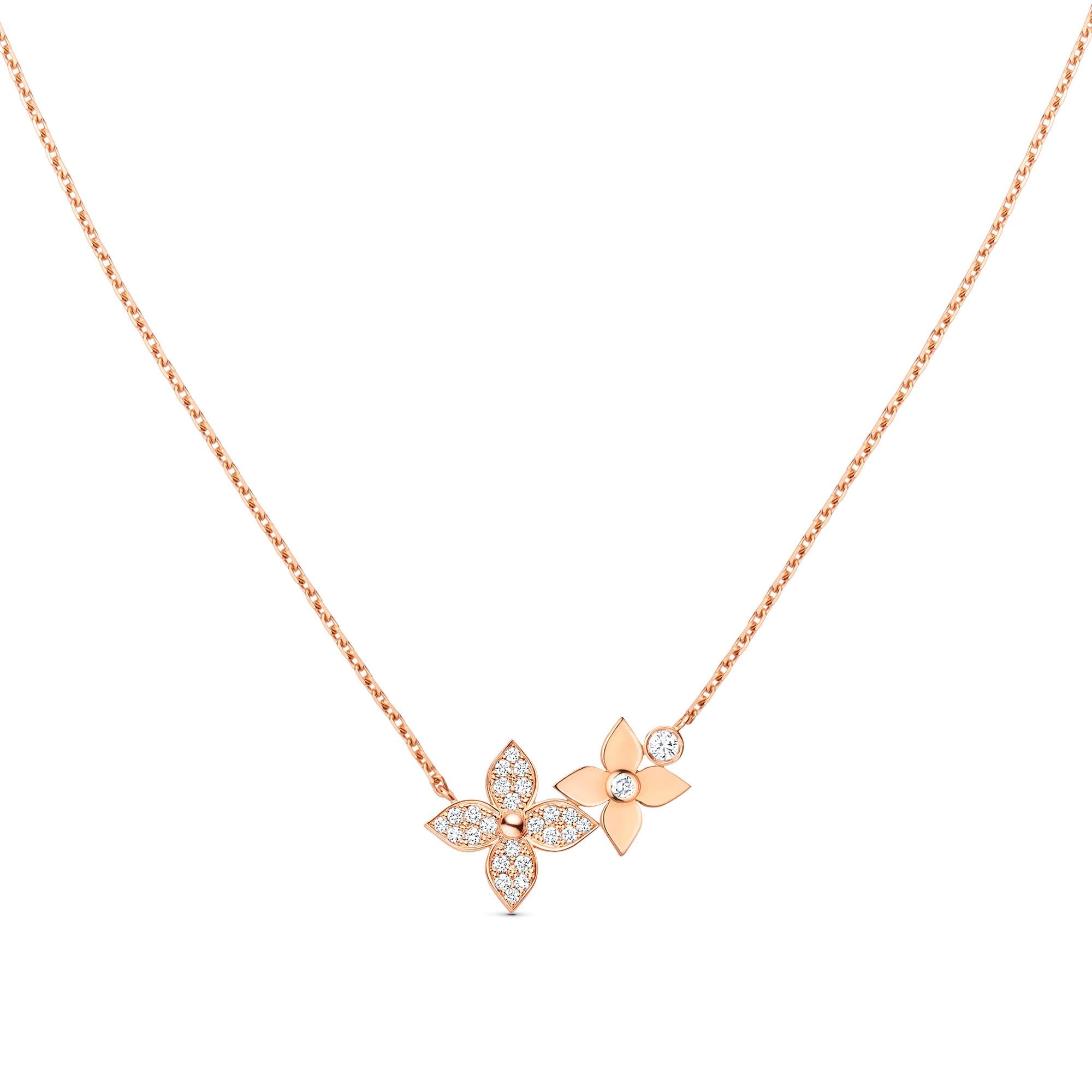 Flower full sale necklace louis vuitton